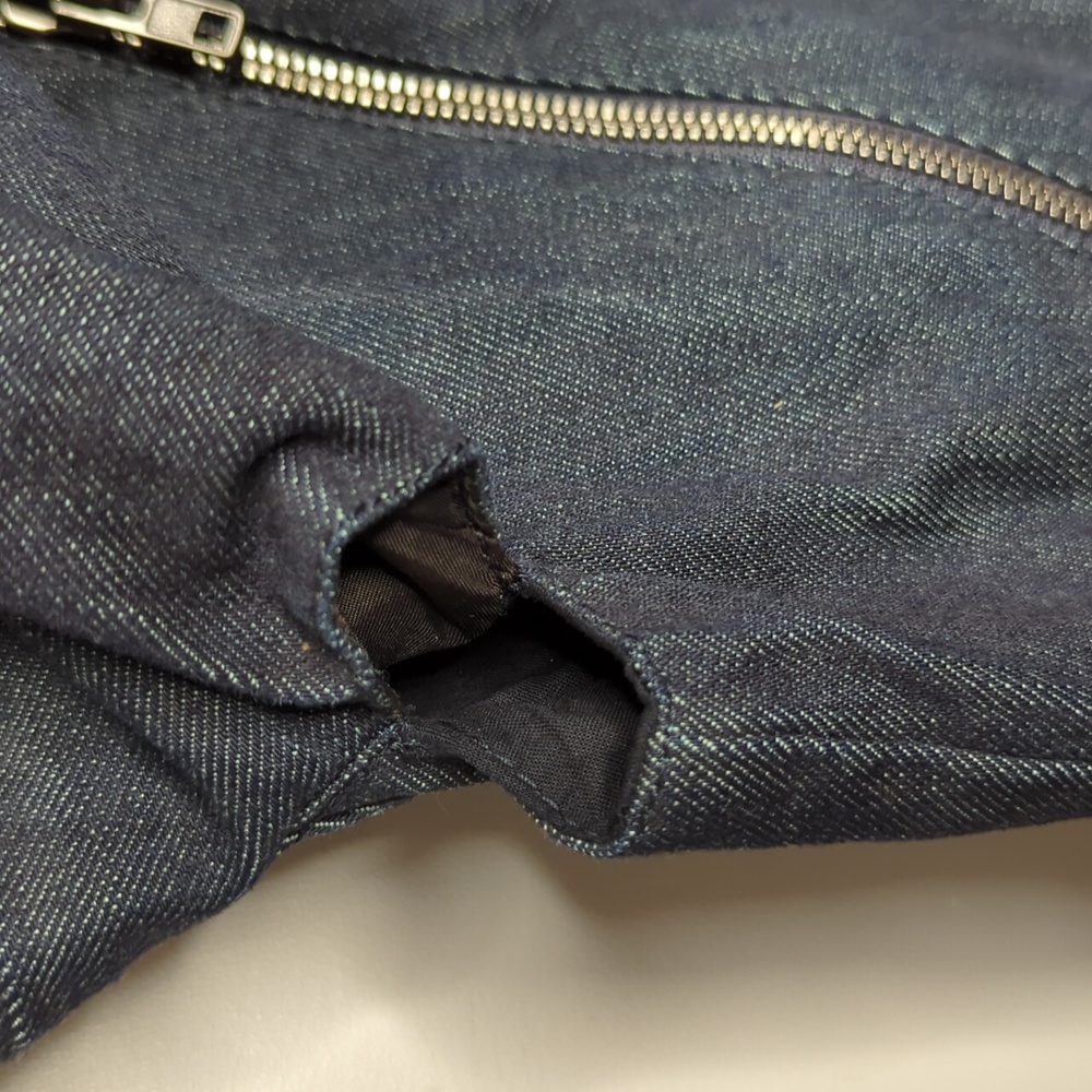 Maison Martin Margiela Limited Edition 5 Five Zip Denim Moto Biker Jacket 38 2 - Picture 12 of 16